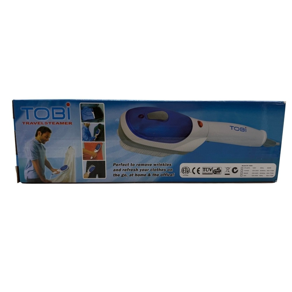 TOBI Electric‎ Handheld Garment Steamer Travel Iron White New 0101